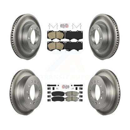 Disc Rotors and Ceramic (Front) & Semi-Metallic (Rear) Brake Pads Kit-KGA-102713 - Kit.bestparts.ca