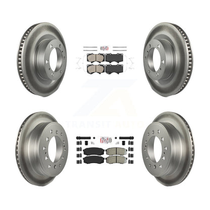 Disc Rotors and Ceramic (Front) & Semi-Metallic (Rear) Brake Pads Kit-KGA-102714 - Kit.bestparts.ca