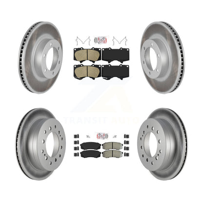Disc Rotors and Ceramic (Front) & Semi-Metallic (Rear) Brake Pads Kit-KGA-102715 - Kit.bestparts.ca