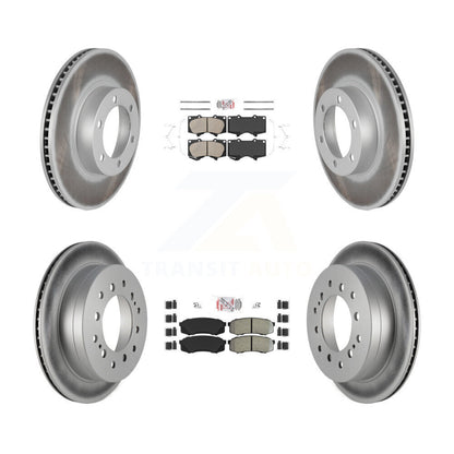 Disc Rotors and Ceramic (Front) & Semi-Metallic (Rear) Brake Pads Kit-KGA-102716 - Kit.bestparts.ca