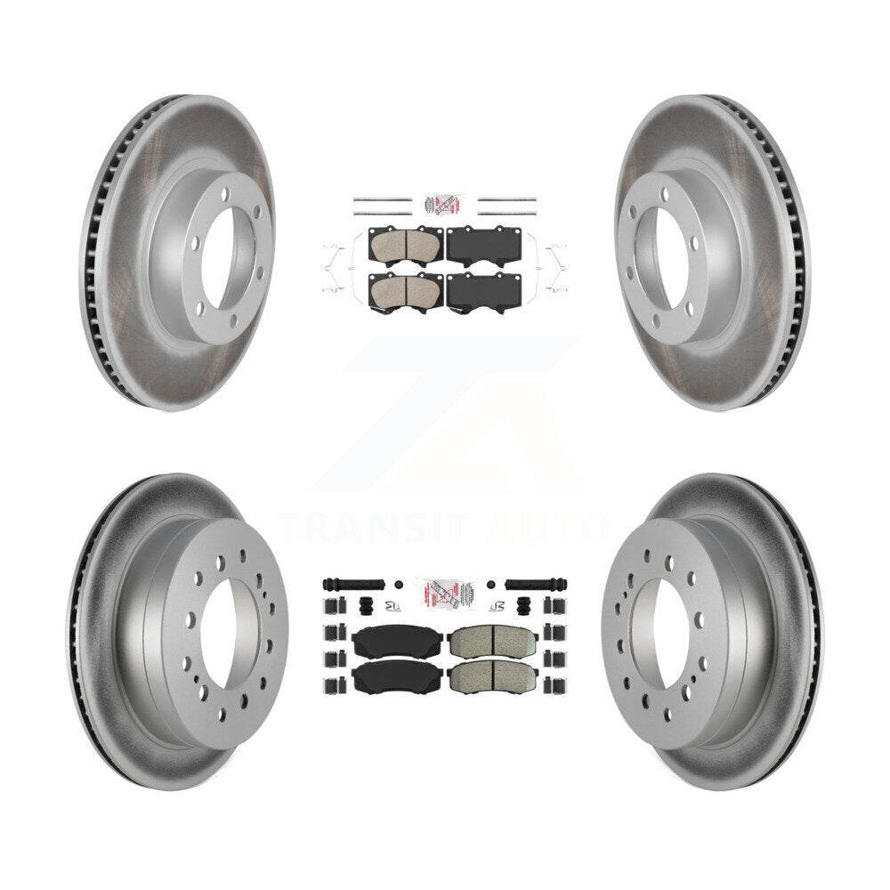 Disc Rotors and Ceramic (Front) & Semi-Metallic (Rear) Brake Pads Kit-KGA-102718 - Kit.bestparts.ca Kit.bestparts.ca