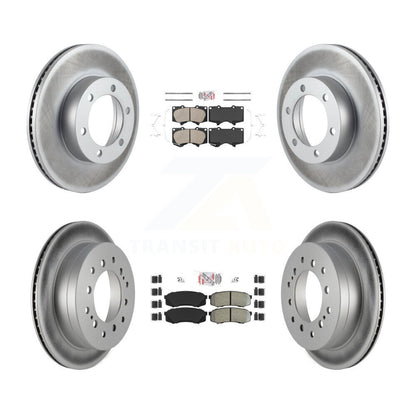 Disc Rotors and Ceramic (Front) & Semi-Metallic (Rear) Brake Pads Kit-KGA-102720 - Kit.bestparts.ca