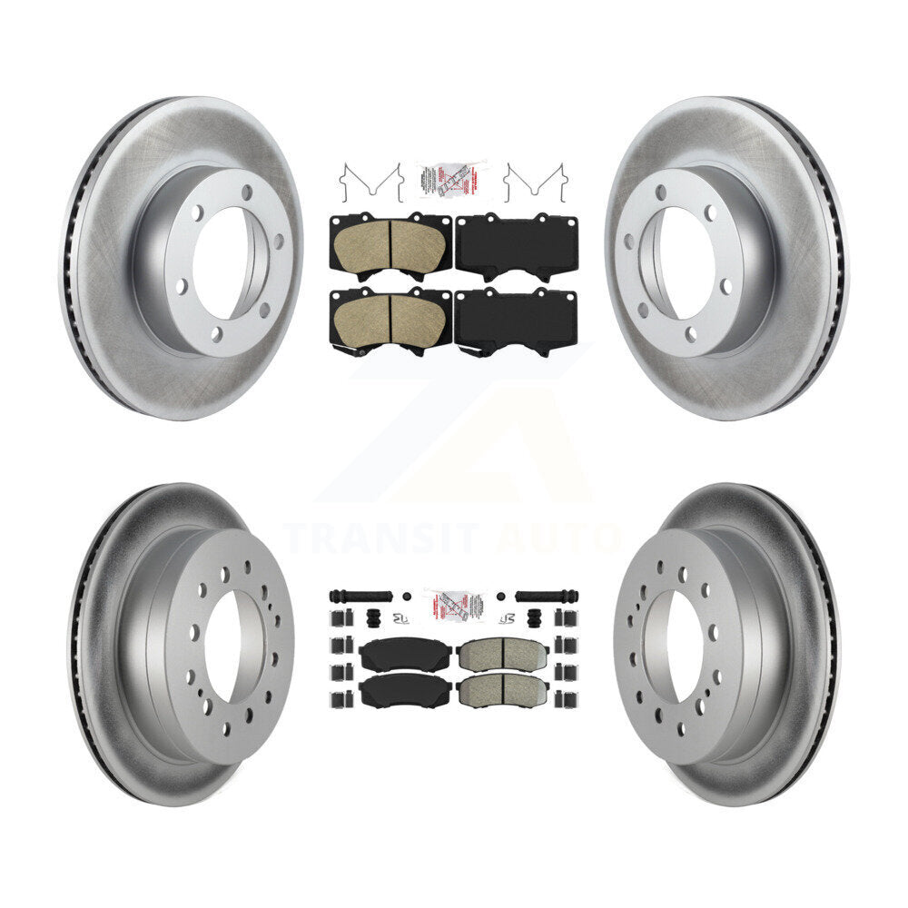 Disc Rotors and Ceramic (Front) & Semi-Metallic (Rear) Brake Pads Kit-KGA-102721 - Kit.bestparts.ca Kit.bestparts.ca