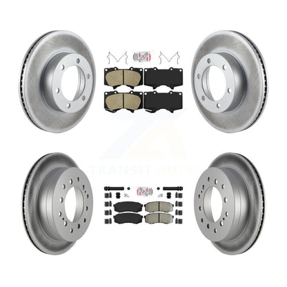 Disc Rotors and Ceramic (Front) & Semi-Metallic (Rear) Brake Pads Kit-KGA-102721 - Kit.bestparts.ca