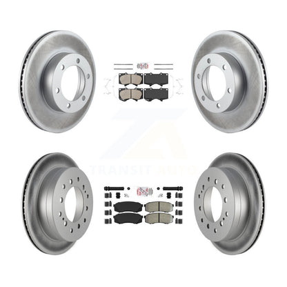 Disc Rotors and Ceramic (Front) & Semi-Metallic (Rear) Brake Pads Kit-KGA-102722 - Kit.bestparts.ca