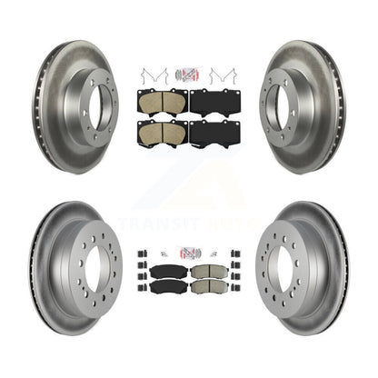 Disc Rotors and Ceramic (Front) & Semi-Metallic (Rear) Brake Pads Kit-KGA-102723 - Kit.bestparts.ca