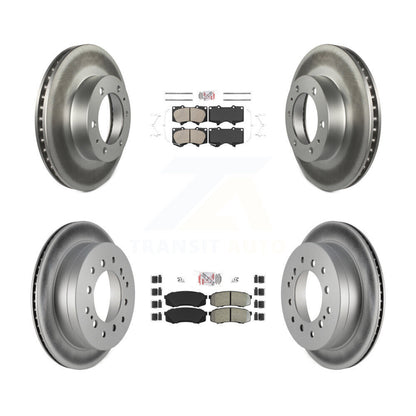 Disc Rotors and Ceramic (Front) & Semi-Metallic (Rear) Brake Pads Kit-KGA-102724 - Kit.bestparts.ca