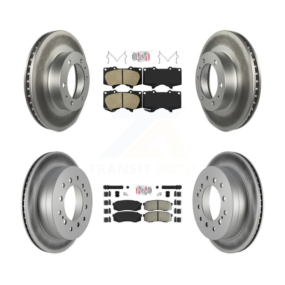 Disc Rotors and Ceramic (Front) & Semi-Metallic (Rear) Brake Pads Kit-KGA-102725 - Kit.bestparts.ca Kit.bestparts.ca