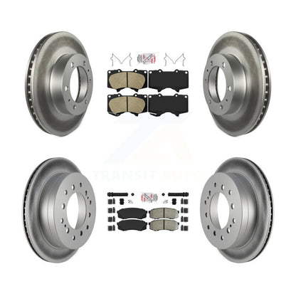 Disc Rotors and Ceramic (Front) & Semi-Metallic (Rear) Brake Pads Kit-KGA-102725 - Kit.bestparts.ca