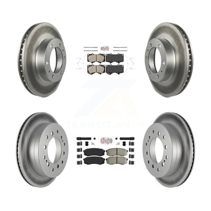 Disc Rotors and Ceramic (Front) & Semi-Metallic (Rear) Brake Pads Kit-KGA-102726 - Kit.bestparts.ca