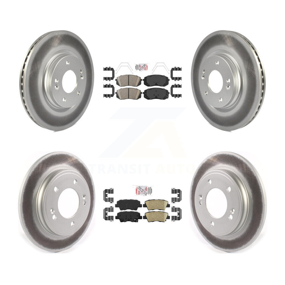 Coated Disc Rotors and Ceramic Brake Pads Kit-KGA-102781 - Kit.bestparts.ca Kit.bestparts.ca