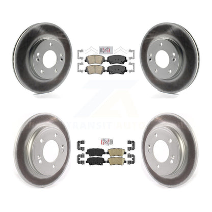 Coated Disc Rotors and Ceramic Brake Pads Kit-KGA-102782 - Kit.bestparts.ca