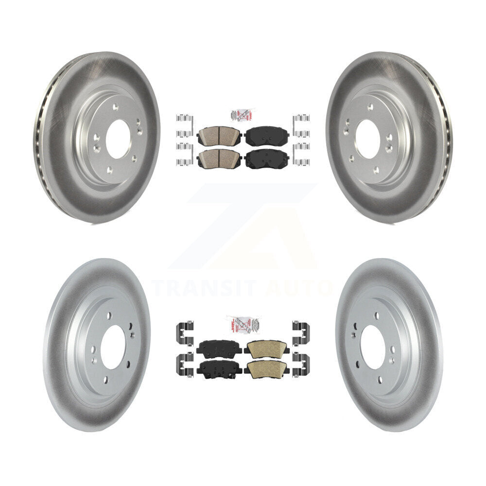 Coated Disc Rotors and Ceramic Brake Pads Kit-KGA-102783 - Kit.bestparts.ca