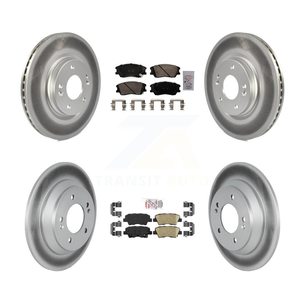 Coated Disc Rotors and Ceramic Brake Pads Kit-KGA-102784 - Kit.bestparts.ca Kit.bestparts.ca