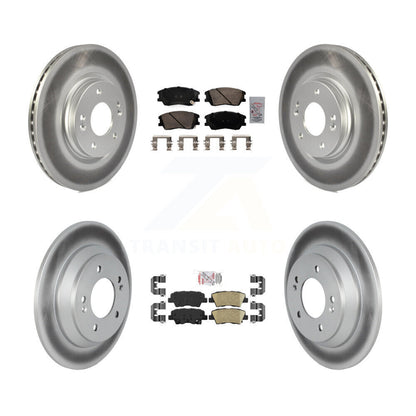 Coated Disc Rotors and Ceramic Brake Pads Kit-KGA-102784 - Kit.bestparts.ca