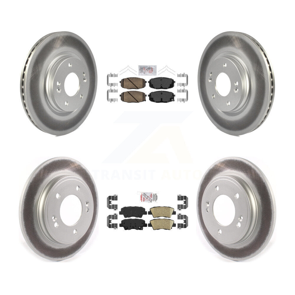 Coated Disc Rotors and Ceramic Brake Pads Kit-KGA-102785 - Kit.bestparts.ca Kit.bestparts.ca