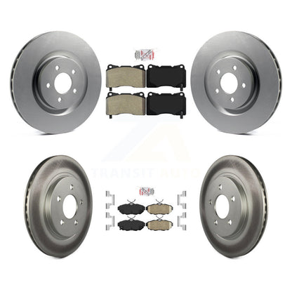 Disc Rotors and Semi-Metallic (Front) & Ceramic (Rear) Brake Pads Kit-KGA-102789 - Kit.bestparts.ca