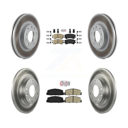 Disc Rotors and Ceramic (Front) & Semi-Metallic (Rear) Brake Pads Kit-KGA-102793 - Kit.bestparts.ca