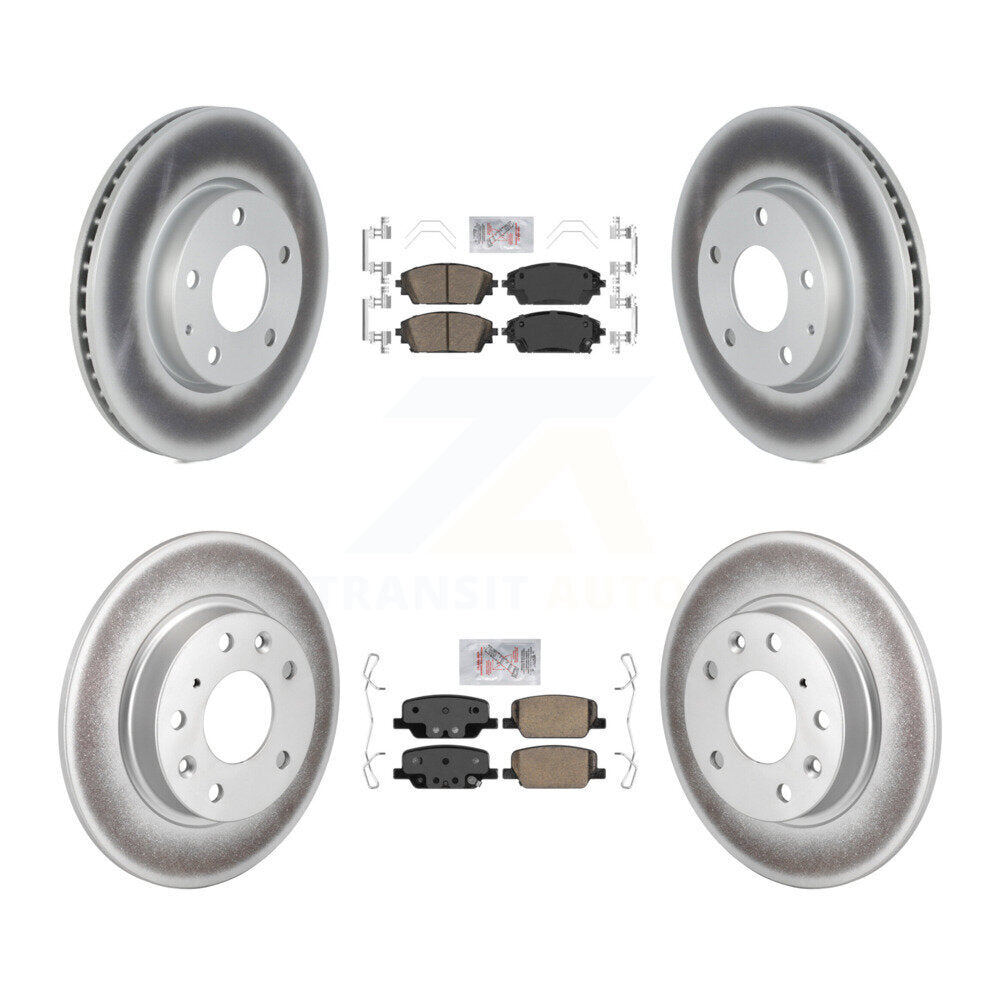 Coated Disc Rotors and Ceramic Brake Pads Kit-KGA-102830 - Kit.bestparts.ca