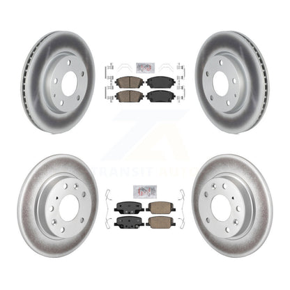 Coated Disc Rotors and Ceramic Brake Pads Kit-KGA-102830 - Kit.bestparts.ca