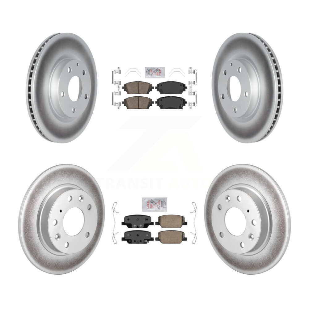 Coated Disc Rotors and Ceramic Brake Pads Kit-KGA-102831 - Kit.bestparts.ca Kit.bestparts.ca
