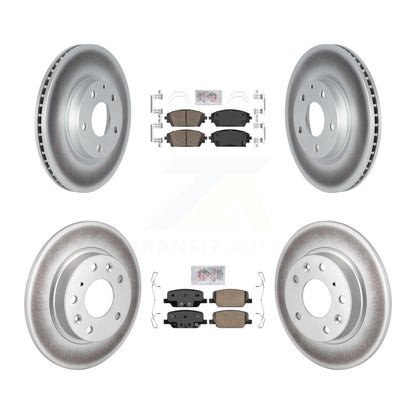 Coated Disc Rotors and Ceramic Brake Pads Kit-KGA-102831 - Kit.bestparts.ca
