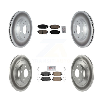 Coated Disc Rotors and Ceramic Brake Pads Kit-KGA-102832 - Kit.bestparts.ca