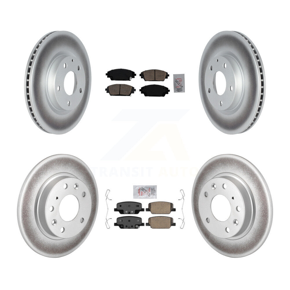 Coated Disc Rotors and Ceramic Brake Pads Kit-KGA-102833 - Kit.bestparts.ca Kit.bestparts.ca