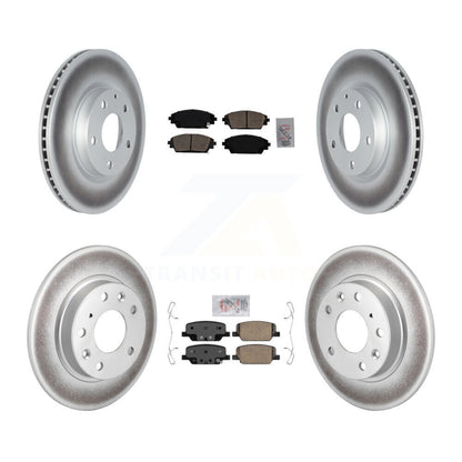 Coated Disc Rotors and Ceramic Brake Pads Kit-KGA-102833 - Kit.bestparts.ca