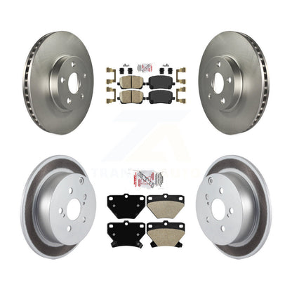 Disc Rotors and Ceramic (Front) & Semi-Metallic (Rear) Brake Pads Kit-KGA-102842 - Kit.bestparts.ca