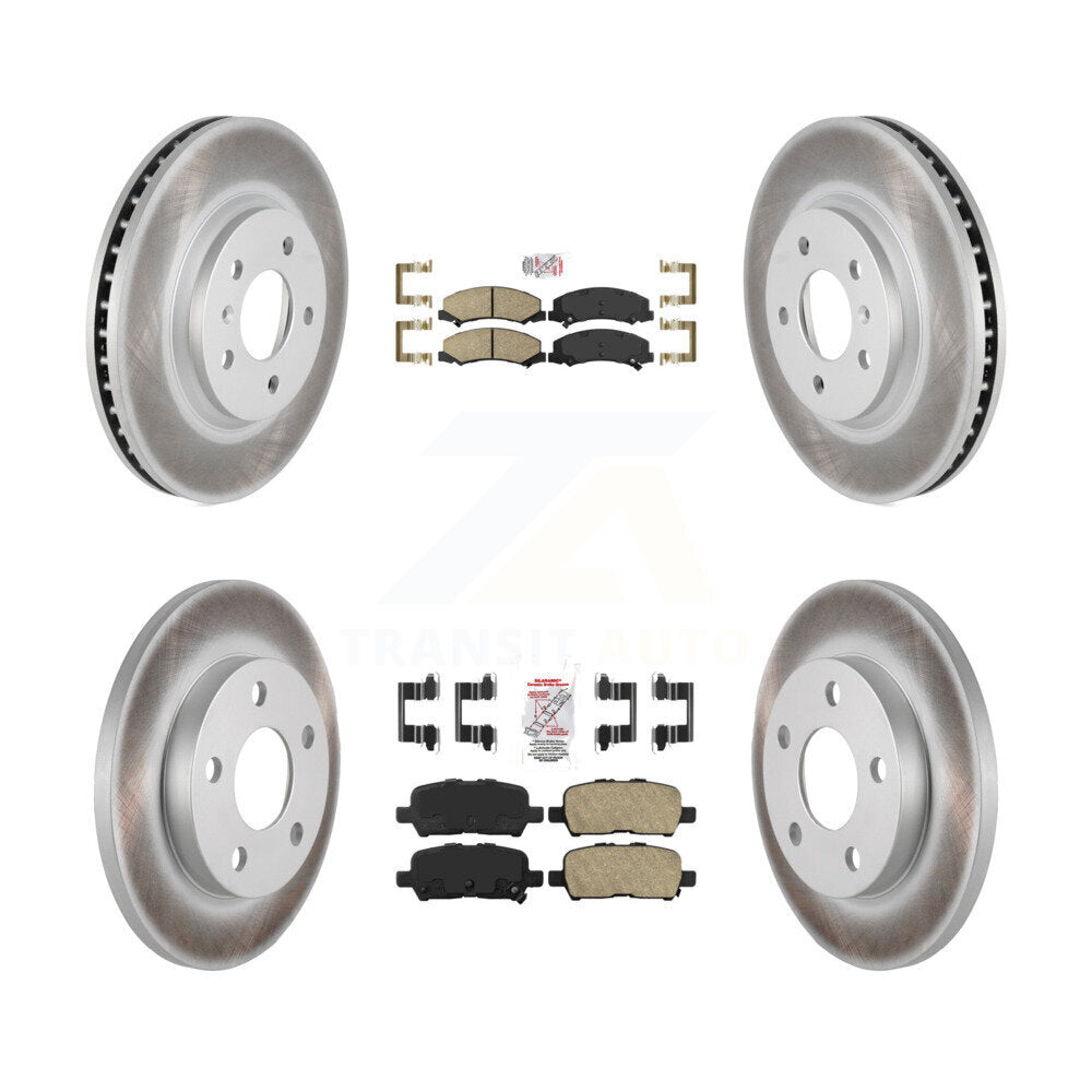 Disc Rotors and Ceramic Brake Pads Kit-KGA-102850 - Kit.bestparts.ca