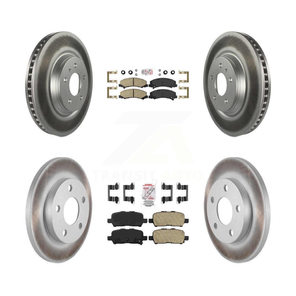Disc Rotors and Ceramic Brake Pads Kit-KGA-102851 - Kit.bestparts.ca