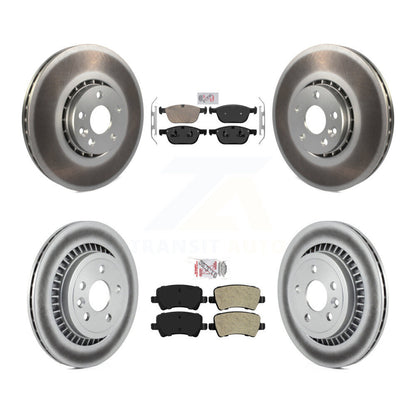 Disc Rotors and Ceramic (Front) & Semi-Metallic (Rear) Brake Pads Kit-KGA-102863 - Kit.bestparts.ca