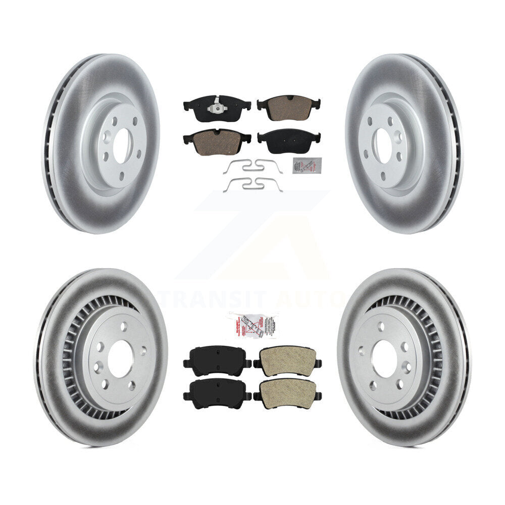 coated disc rotors and ceramic front semi metallic rear brake pads-kga-102865 - Kit.bestparts.ca Kit.bestparts.ca