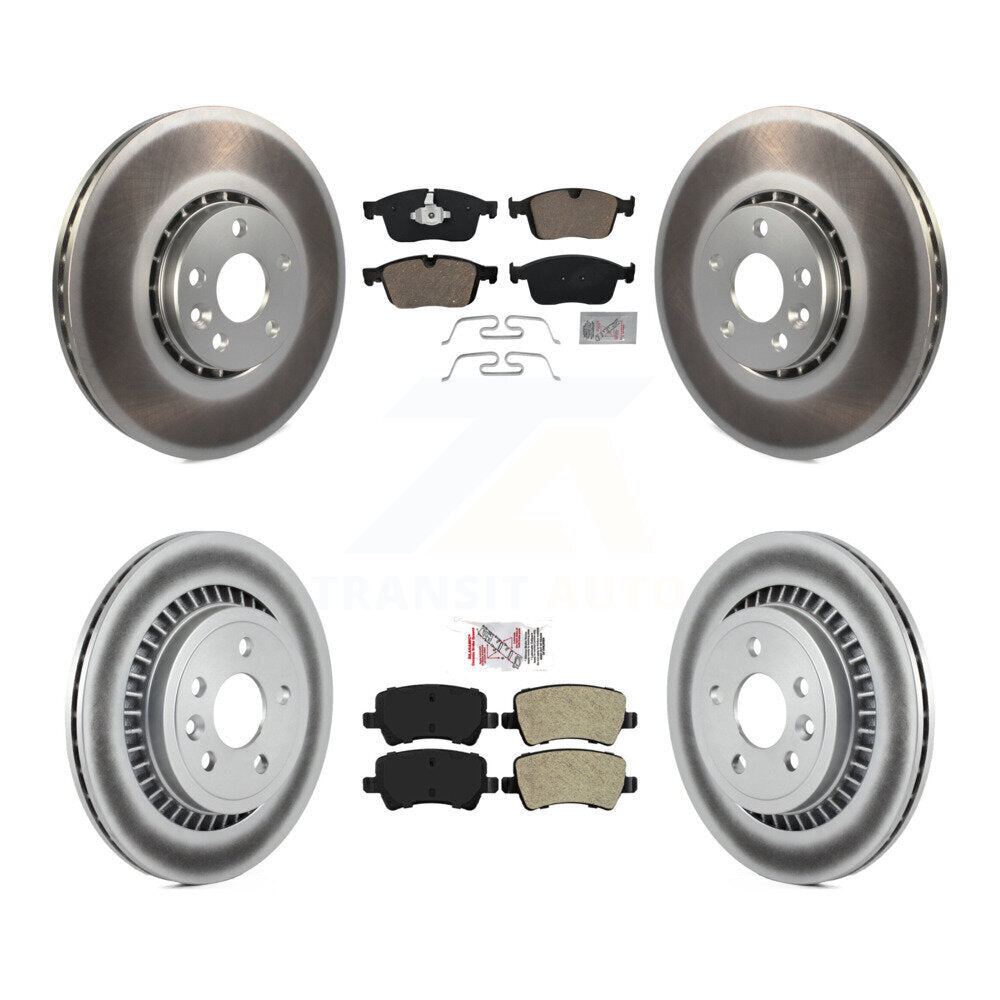 disc rotors and ceramic front semi metallic rear brake pads-kga-102866 - Kit.bestparts.ca Kit.bestparts.ca