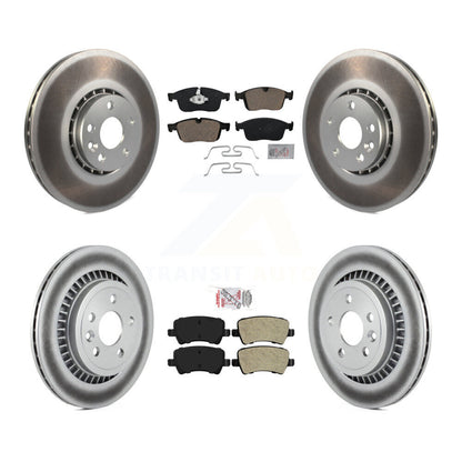 disc rotors and ceramic front semi metallic rear brake pads-kga-102866 - Kit.bestparts.ca
