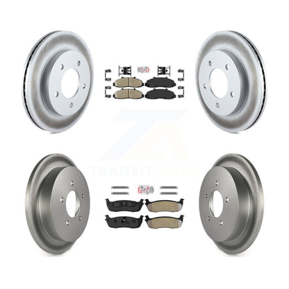 disc rotors and ceramic front semi metallic rear brake pads-kga-102923 - Kit.bestparts.ca