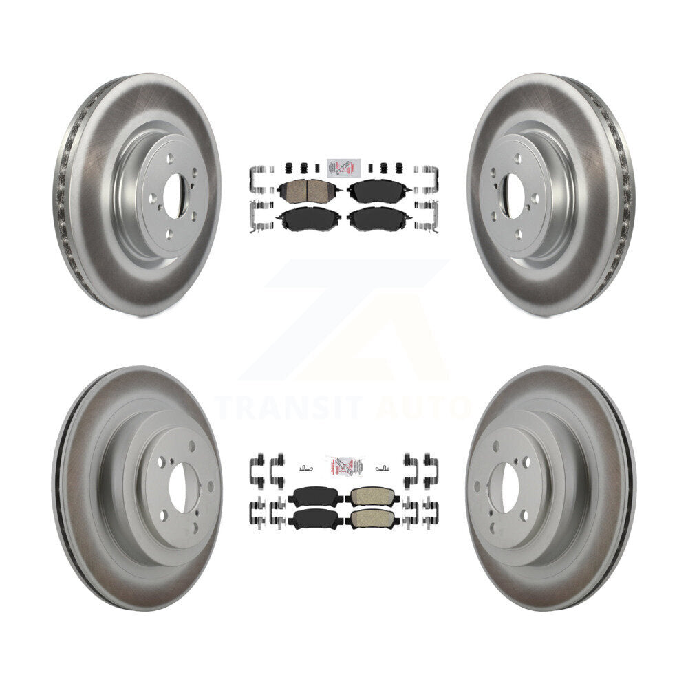 disc rotors and ceramic front semi metallic rear brake pads-kga-102965 - Kit.bestparts.ca Kit.bestparts.ca