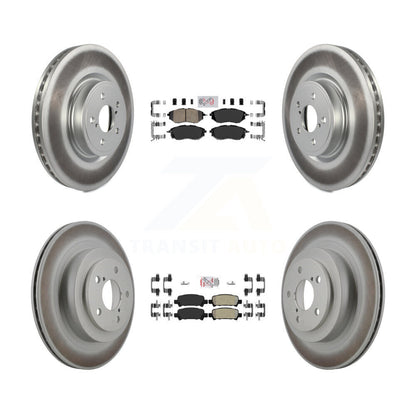 disc rotors and ceramic front semi metallic rear brake pads-kga-102965 - Kit.bestparts.ca