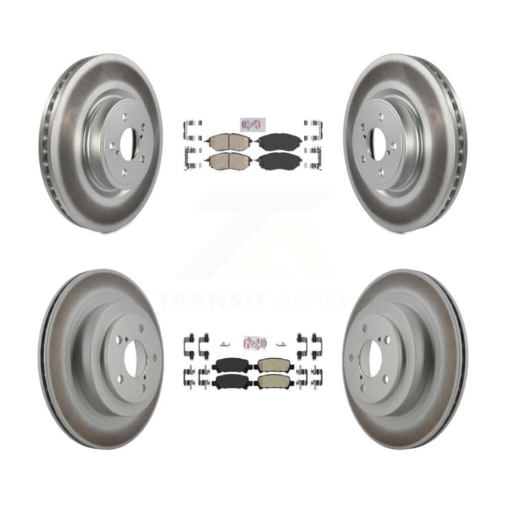 disc rotors and ceramic front semi metallic rear brake pads-kga-102966 - Kit.bestparts.ca Kit.bestparts.ca