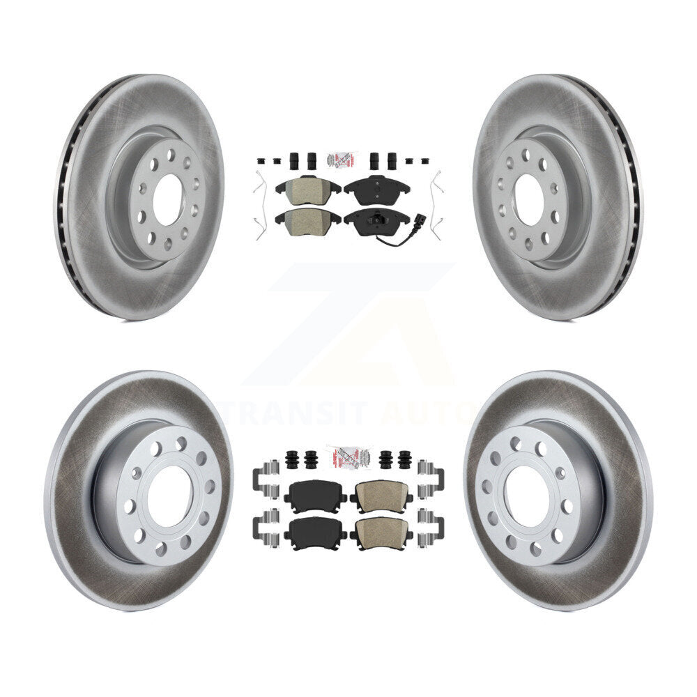 Disc Rotors and Semi-Metallic (Front) & Ceramic (Rear) Brake Pads Kit-KGA-103039 - Kit.bestparts.ca Kit.bestparts.ca