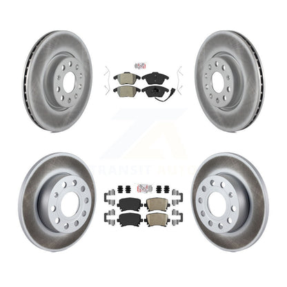 Disc Rotors and Semi-Metallic (Front) & Ceramic (Rear) Brake Pads Kit-KGA-103040 - Kit.bestparts.ca