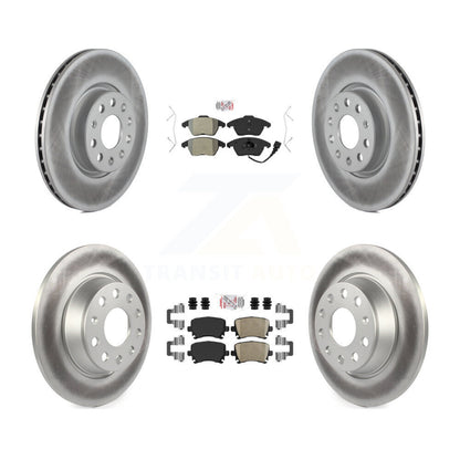 Disc Rotors and Semi-Metallic (Front) & Ceramic (Rear) Brake Pads Kit-KGA-103042 - Kit.bestparts.ca