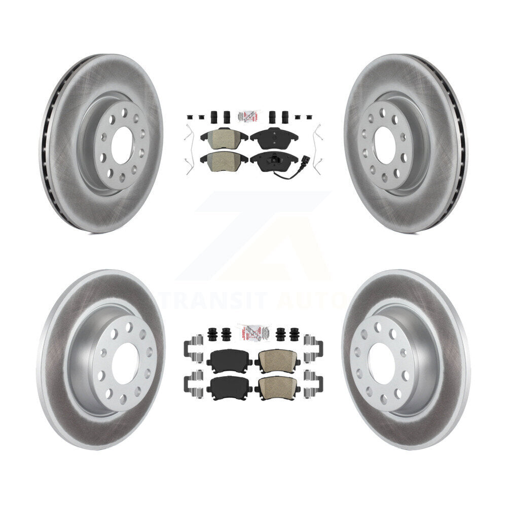Disc Rotors and Semi-Metallic (Front) & Ceramic (Rear) Brake Pads Kit-KGA-103043 - Kit.bestparts.ca Kit.bestparts.ca