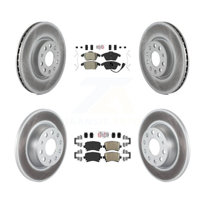 Disc Rotors and Semi-Metallic (Front) & Ceramic (Rear) Brake Pads Kit-KGA-103043 - Kit.bestparts.ca