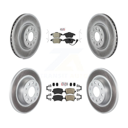 Disc Rotors and Semi-Metallic (Front) & Ceramic (Rear) Brake Pads Kit-KGA-103044 - Kit.bestparts.ca