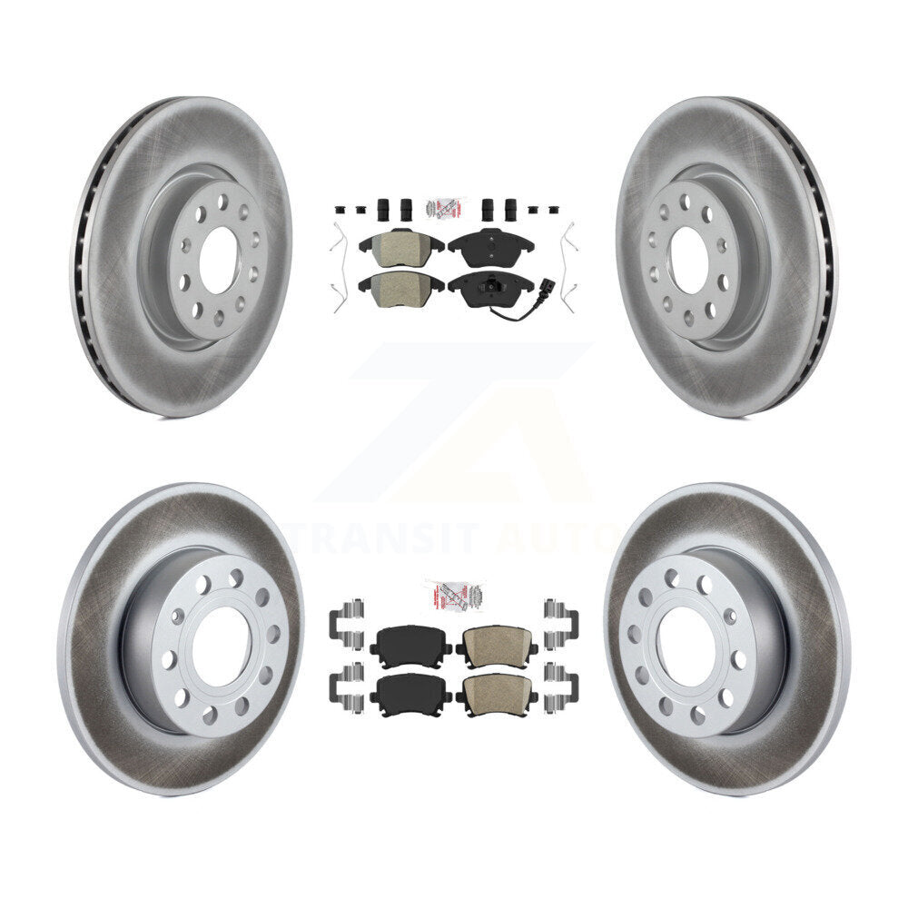 Disc Rotors and Semi-Metallic (Front) & Ceramic (Rear) Brake Pads Kit-KGA-103045 - Kit.bestparts.ca Kit.bestparts.ca