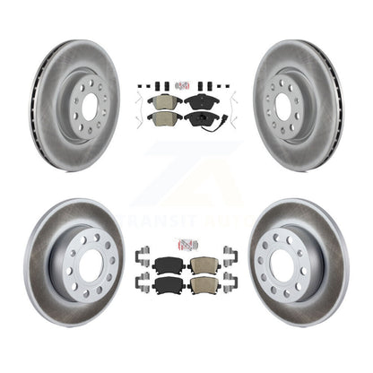Disc Rotors and Semi-Metallic (Front) & Ceramic (Rear) Brake Pads Kit-KGA-103045 - Kit.bestparts.ca