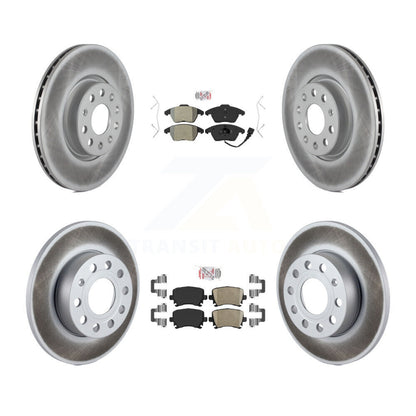 Disc Rotors and Semi-Metallic (Front) & Ceramic (Rear) Brake Pads Kit-KGA-103046 - Kit.bestparts.ca