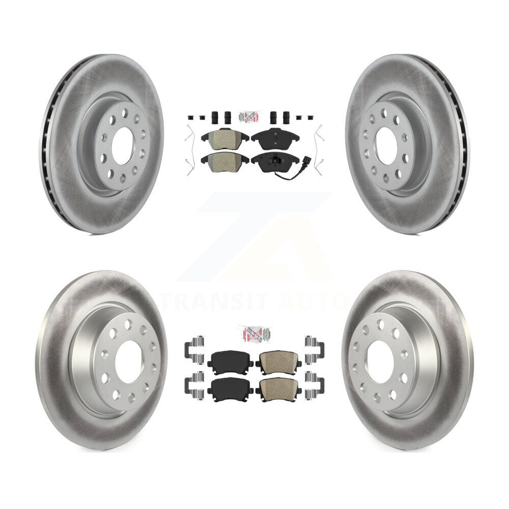 Disc Rotors and Semi-Metallic (Front) & Ceramic (Rear) Brake Pads Kit-KGA-103047 - Kit.bestparts.ca Kit.bestparts.ca